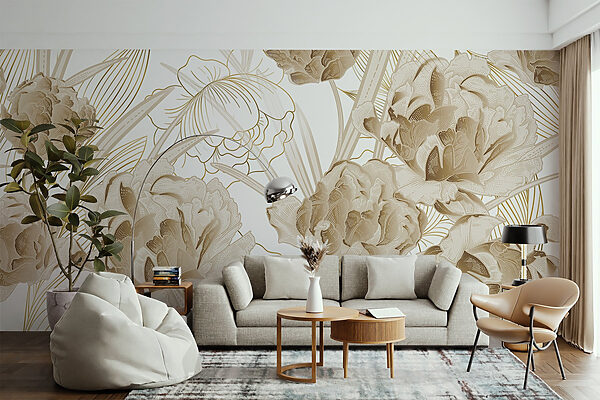 Elegantní květinový design v tlumených tónech Elegantní květinový design v tlumených tónech