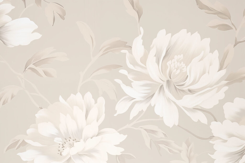 Elegantní květinový design v jemných tónech Elegantní květinový design v jemných tónech