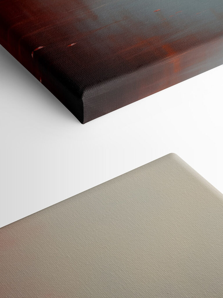 Painting of a boat in water