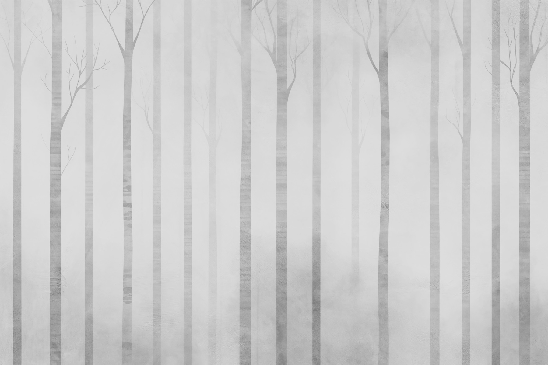 Group of trees in fog Group of trees in fog