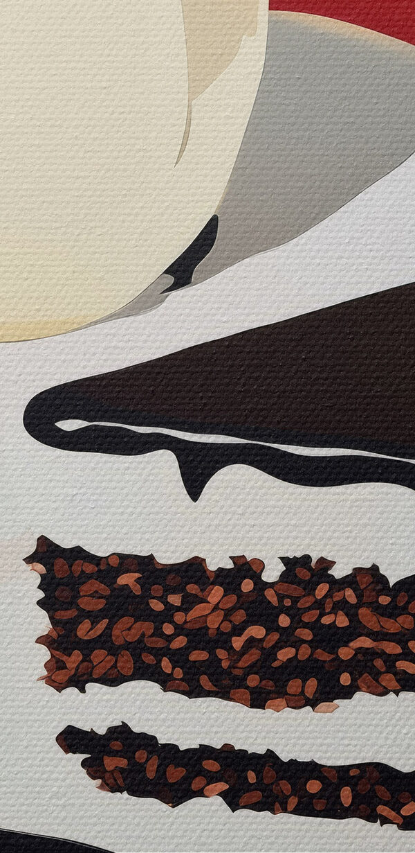 Piece of cake and a cup of coffee