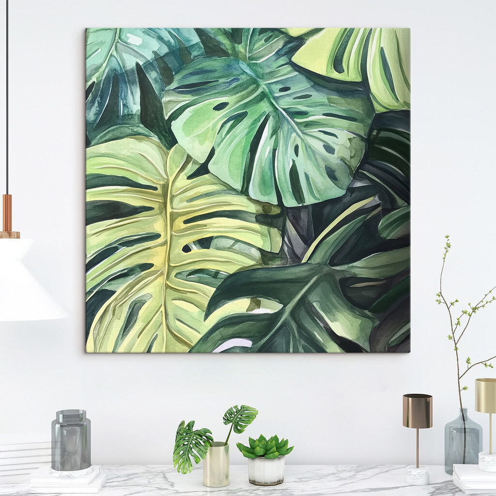 Lush foliage in vibrant hues