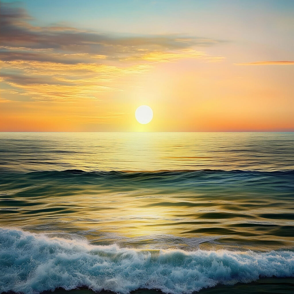 Západ slunce nad vodní plochou s43308p 1024x1024 - Západ slunce nad vodní plochou - tegory