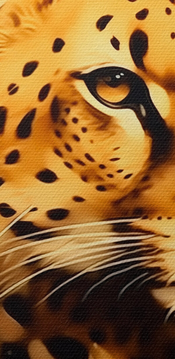 Gepard s oranžovými skvrnami Gepard s oranžovými skvrnami
