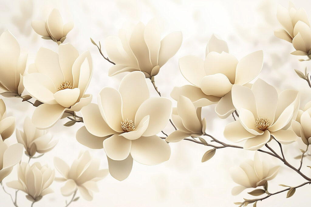 Group of white flowers