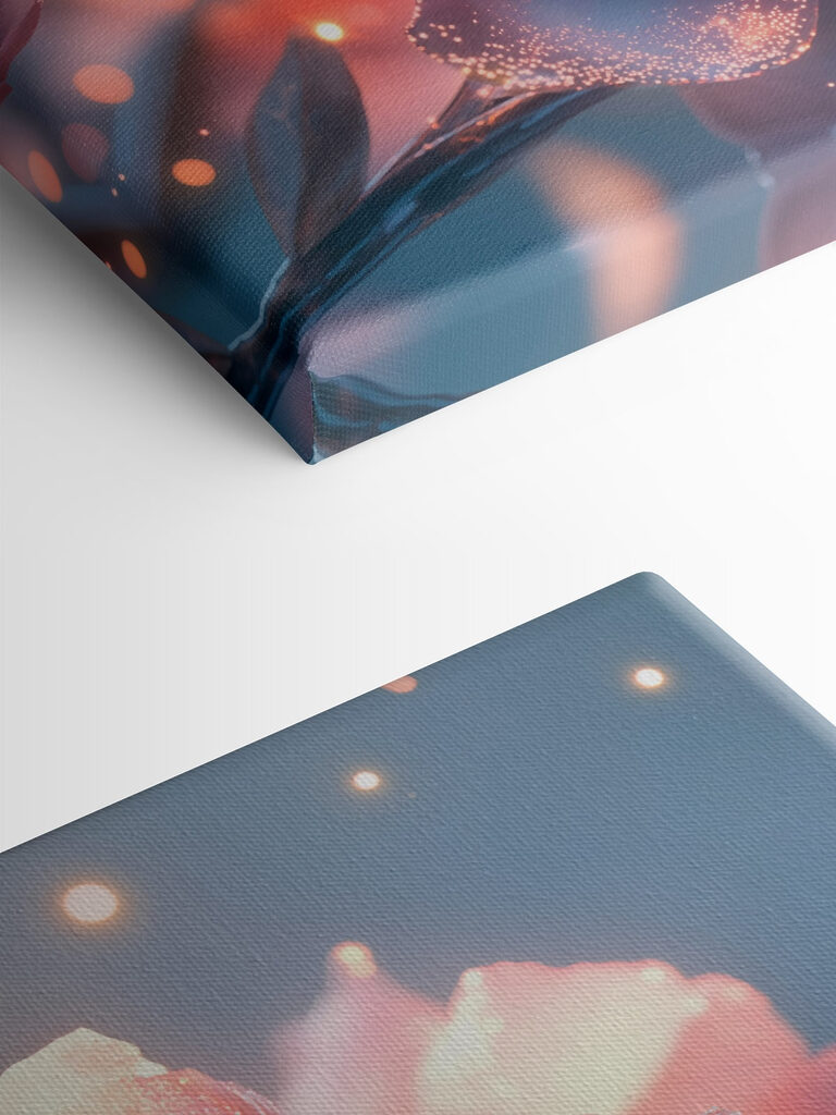 Delicate blooms in soft pastel hues