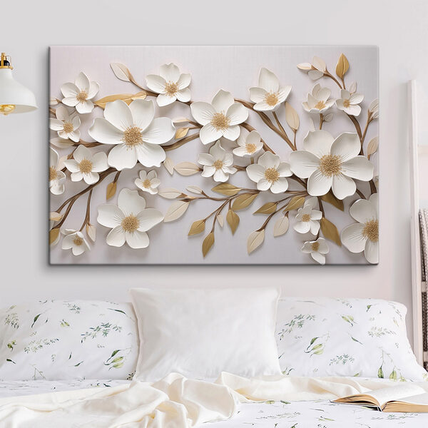 Elegant blossoms on a soft backdrop Elegant blossoms on a soft backdrop