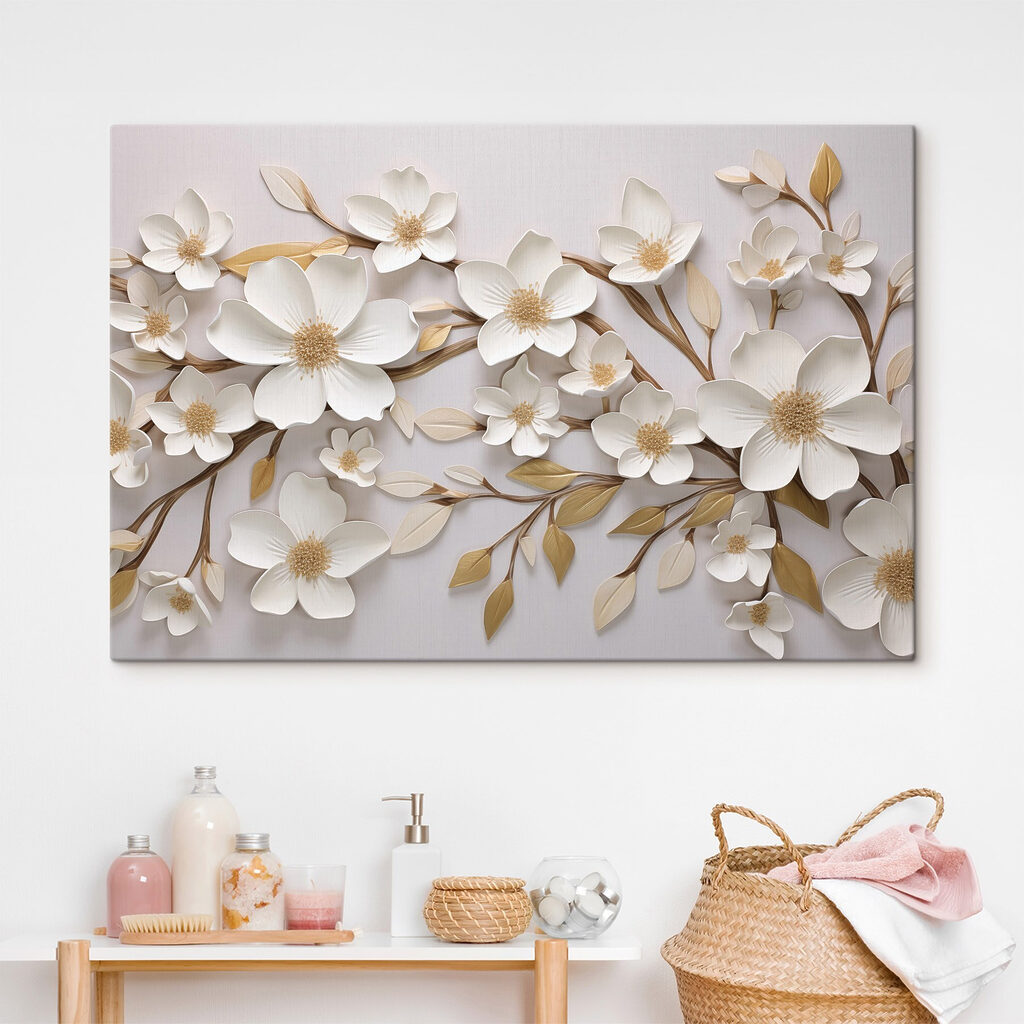 Elegant blossoms on a soft backdrop Elegant blossoms on a soft backdrop