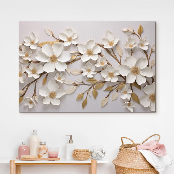 Elegant blossoms on a soft backdrop Elegant blossoms on a soft backdrop
