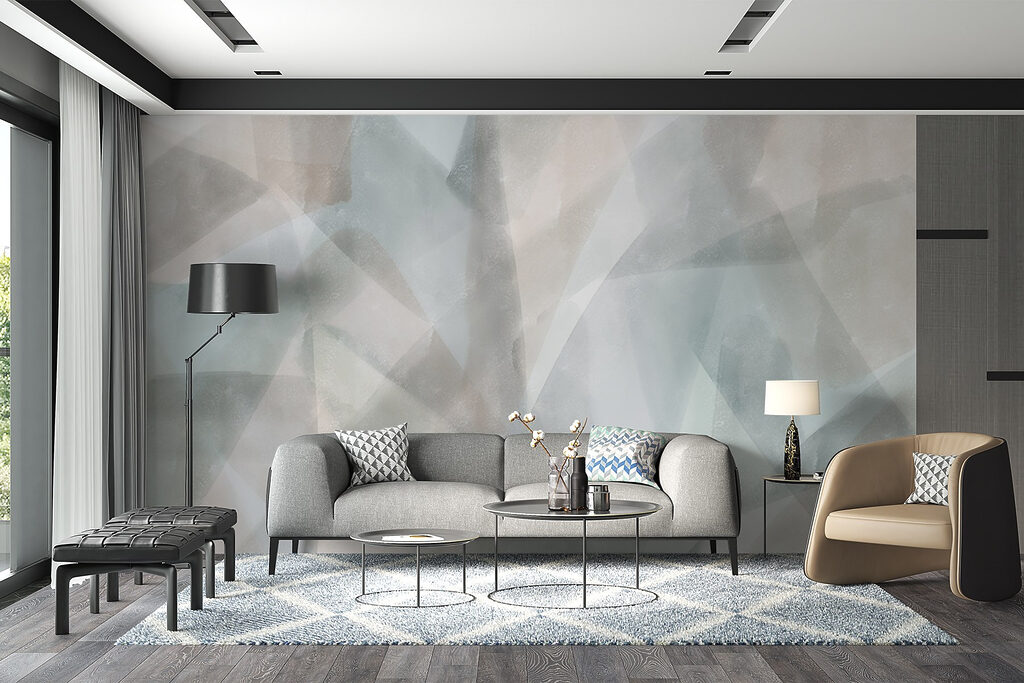 Subtle hues and soft textures blend