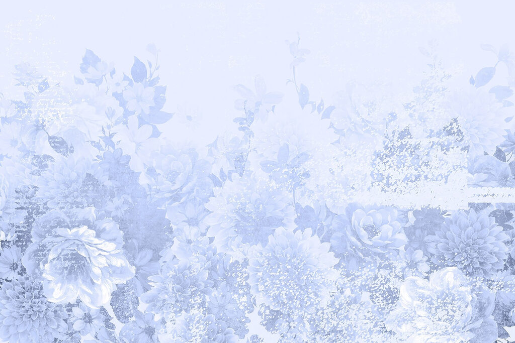 Jemná květinová elegance ve světlých odstínech Jemná květinová elegance ve světlých odstínech