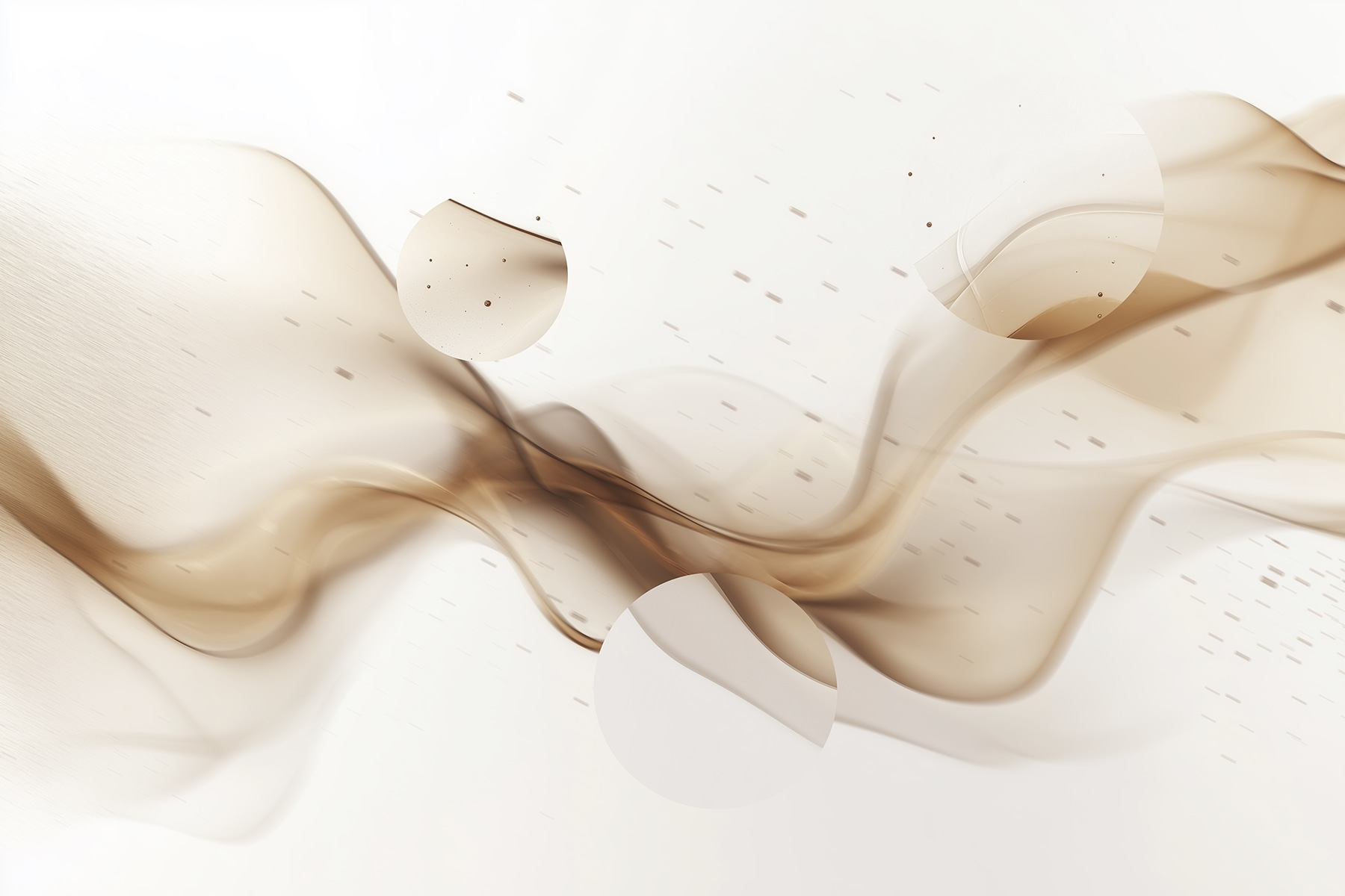 Brown smoke and circles Brown smoke and circles