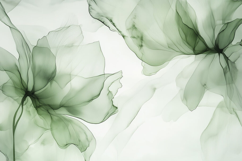 Soft floral elegance in muted tones