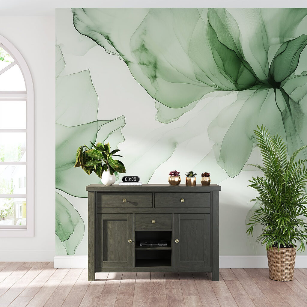 Soft floral elegance in muted tones