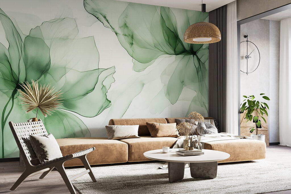 Soft floral elegance in muted tones