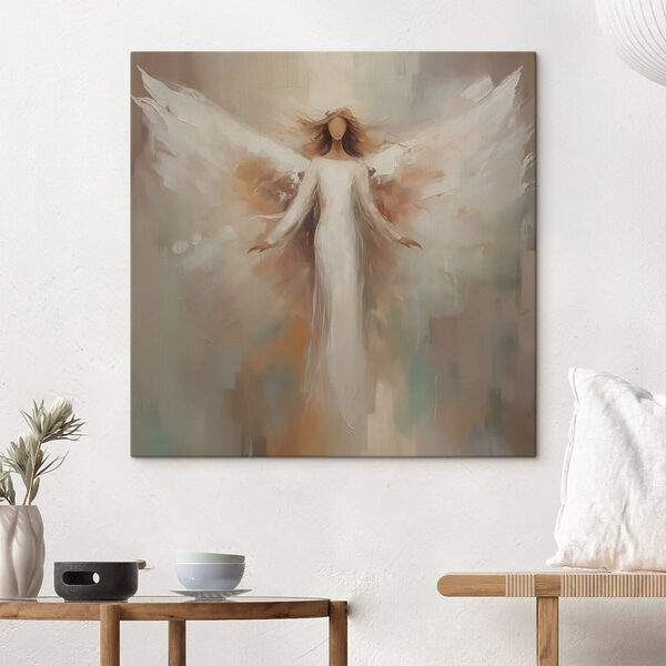 Painting of a woman with wings Painting of a woman with wings