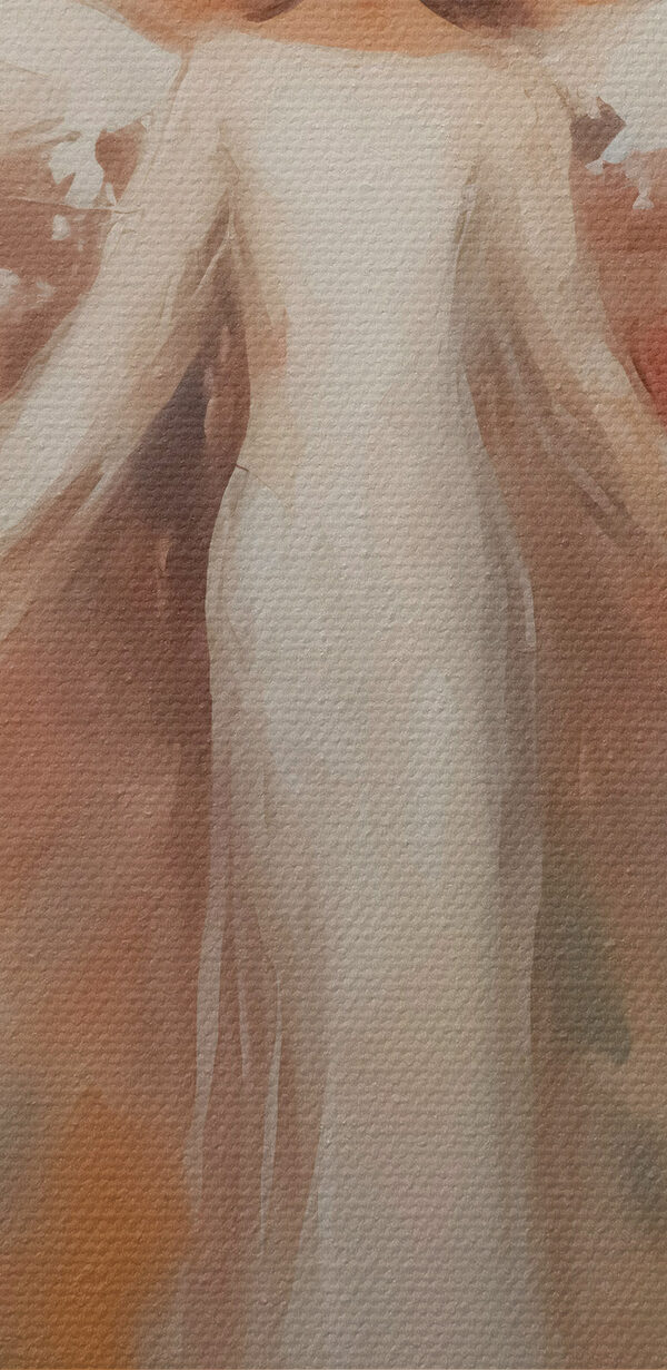Painting of a woman with wings Painting of a woman with wings