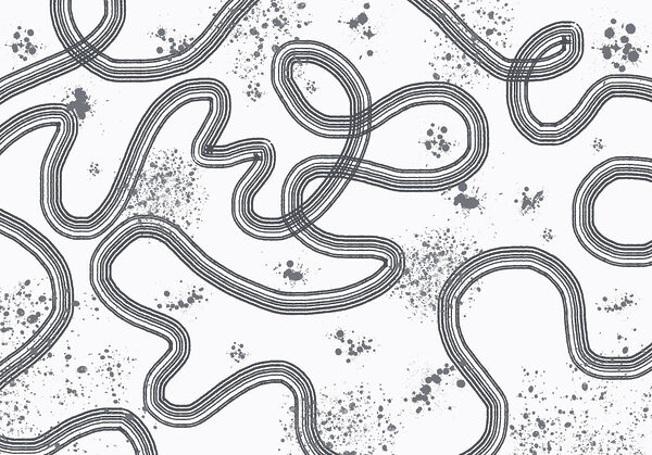 Černobílá mapa závodní dráhy Černobílá mapa závodní dráhy