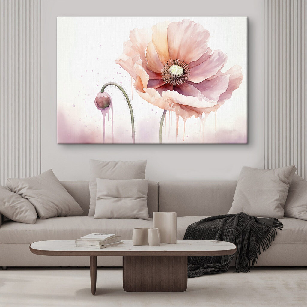 Watercolor painting of a flower Watercolor painting of a flower