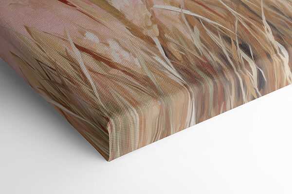 Painting of a field of wheat