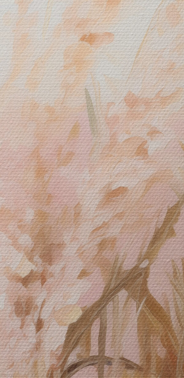 Painting of a field of wheat