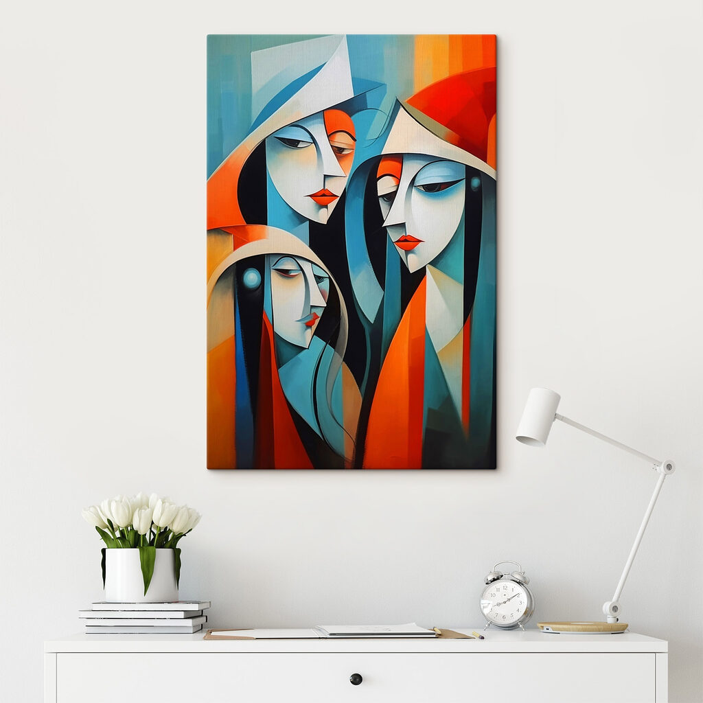 Group of women with different colors