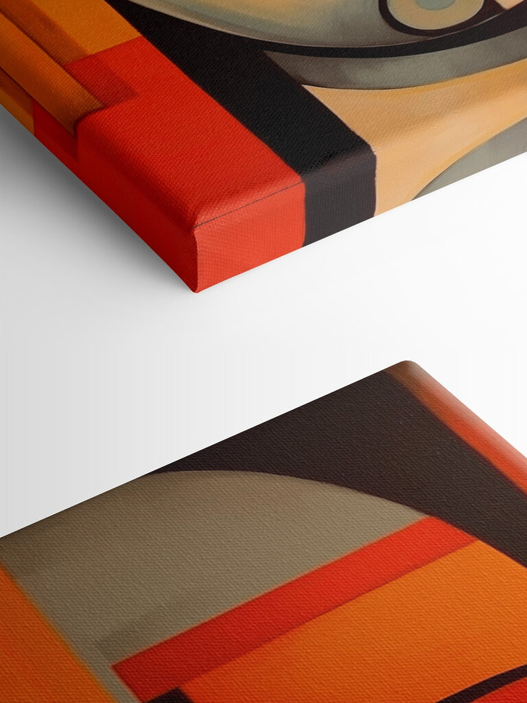 Painting of a woman's face