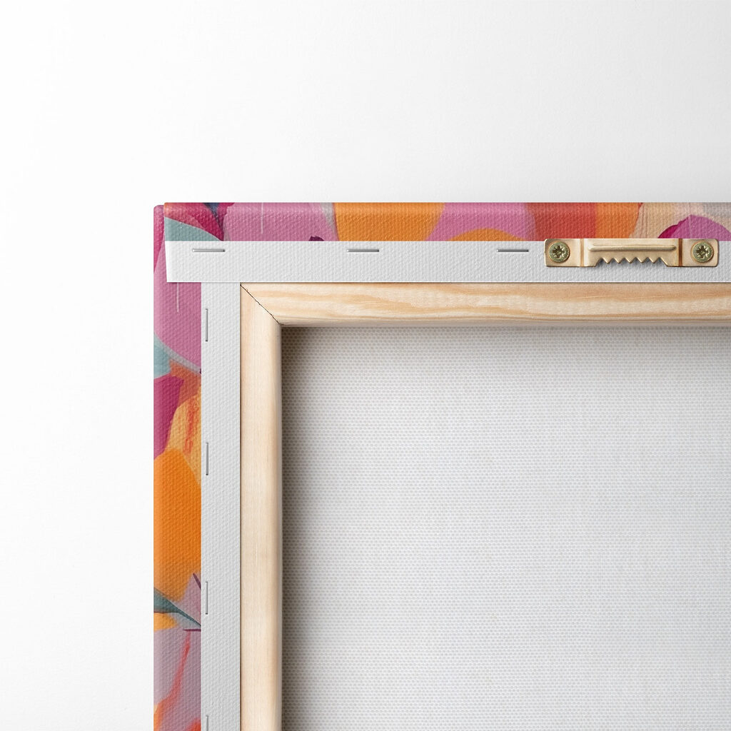 Painting of flowers and leaves