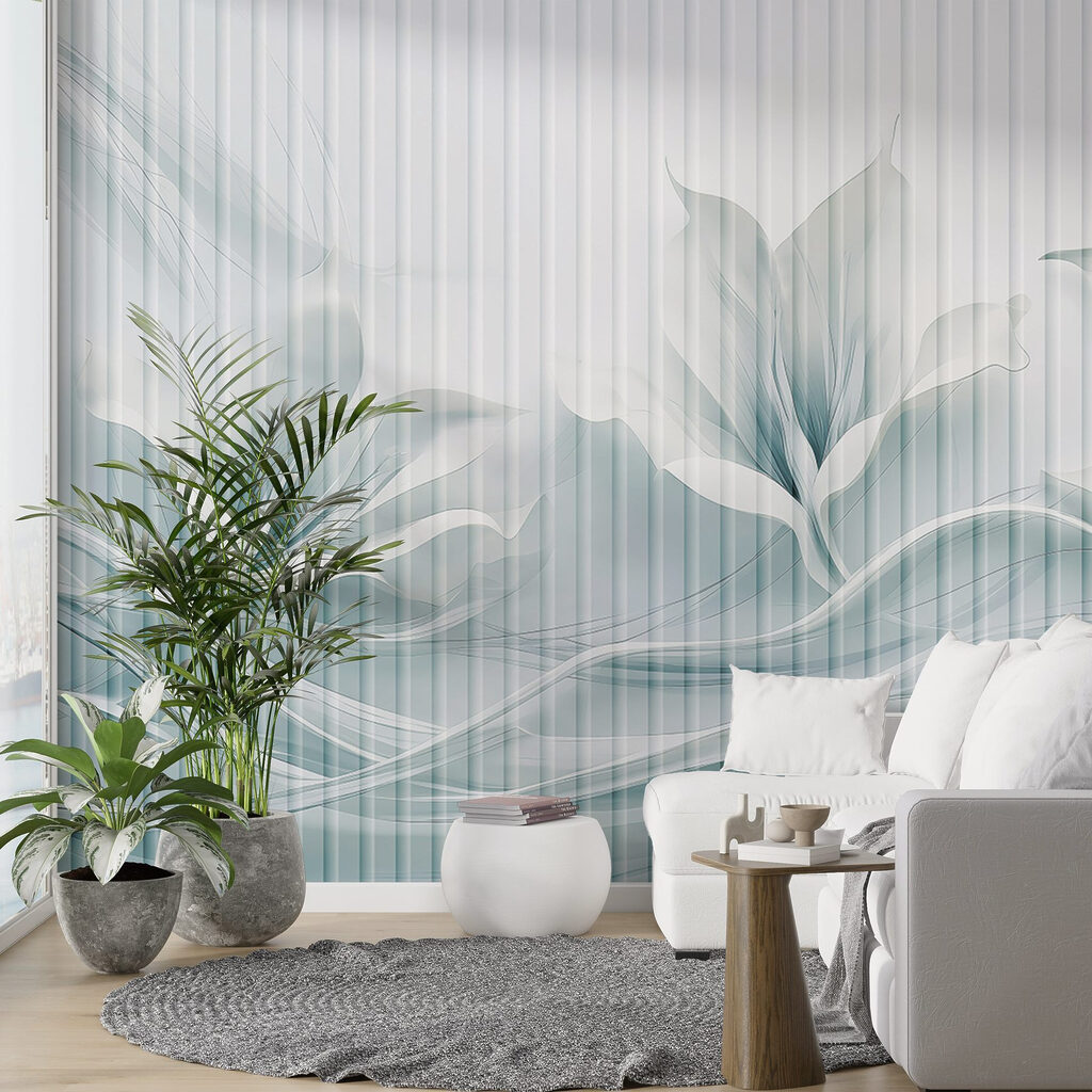 Ethereal floral design in soft tones