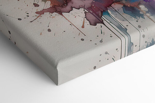 Lion painting of a face