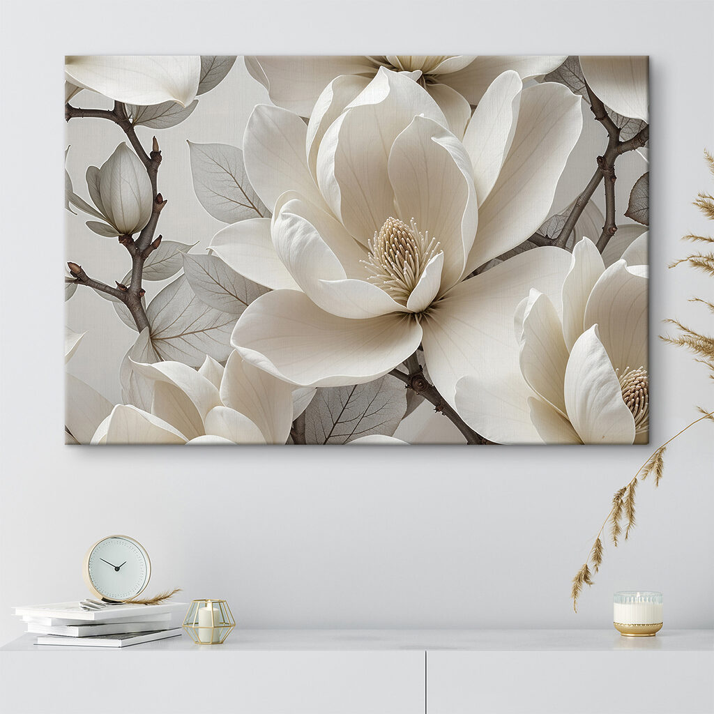 Delicate blooms in soft hues