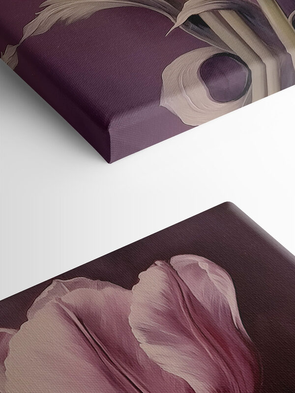 Malba růžových tulipánů Malba růžových tulipánů