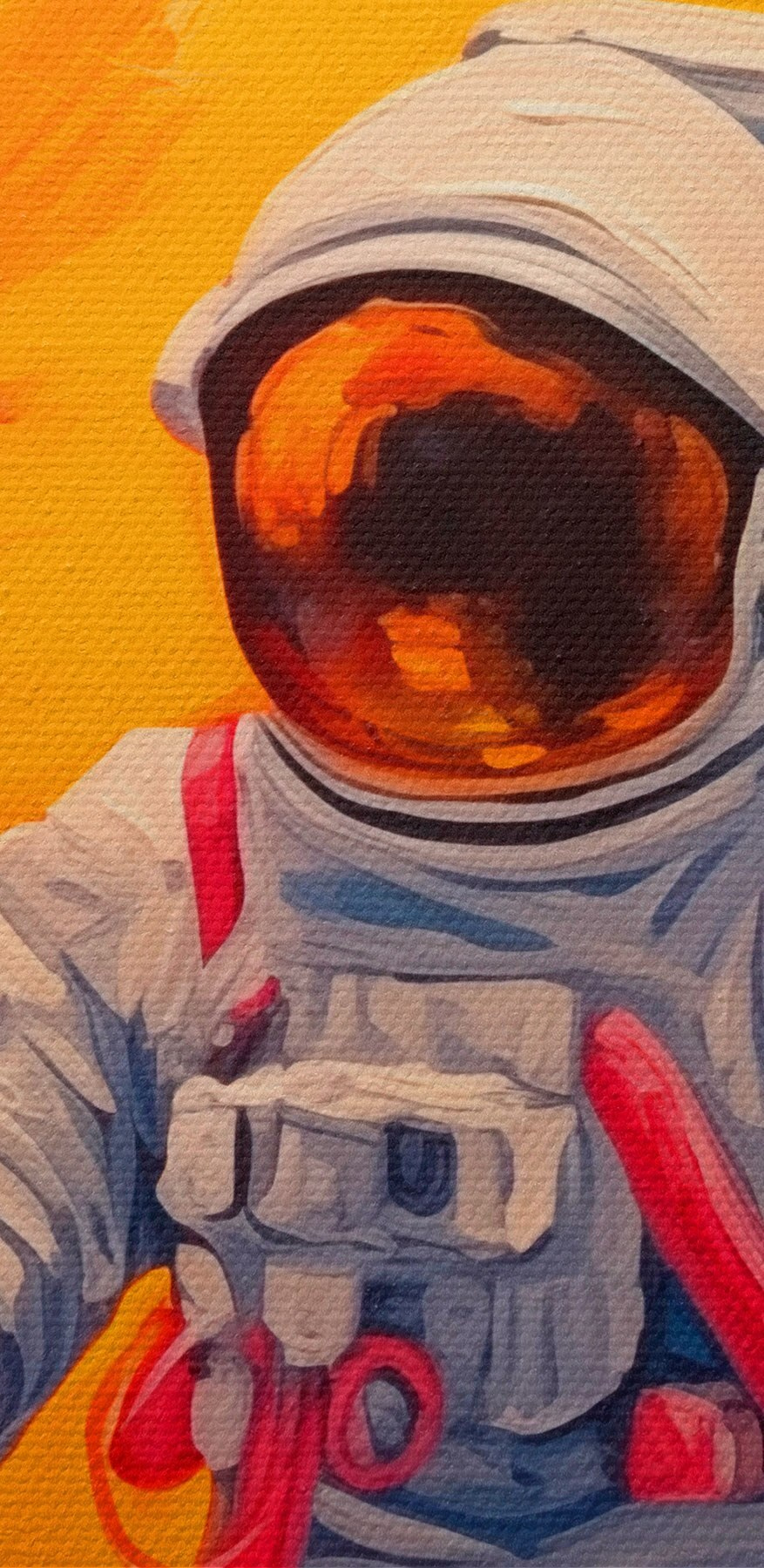 Astronaut držící balón