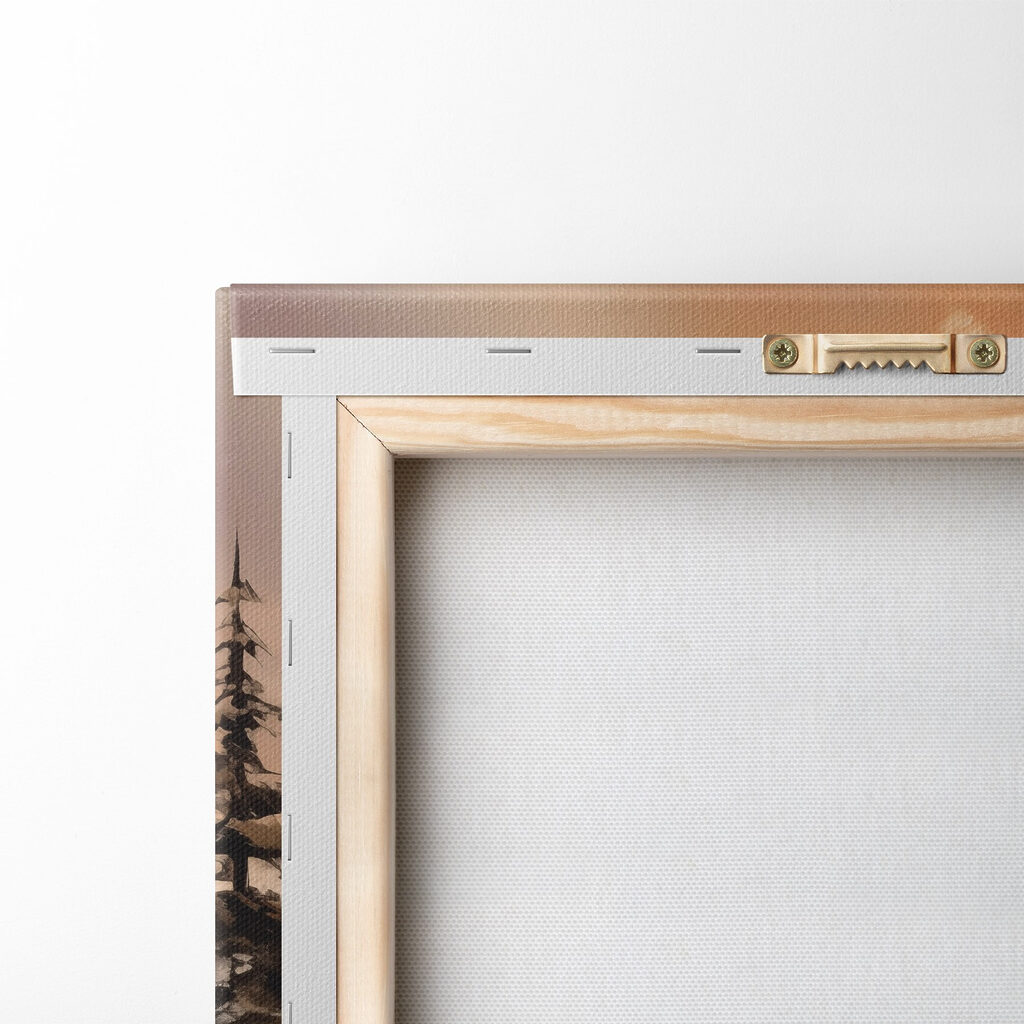 Mountain lake and trees