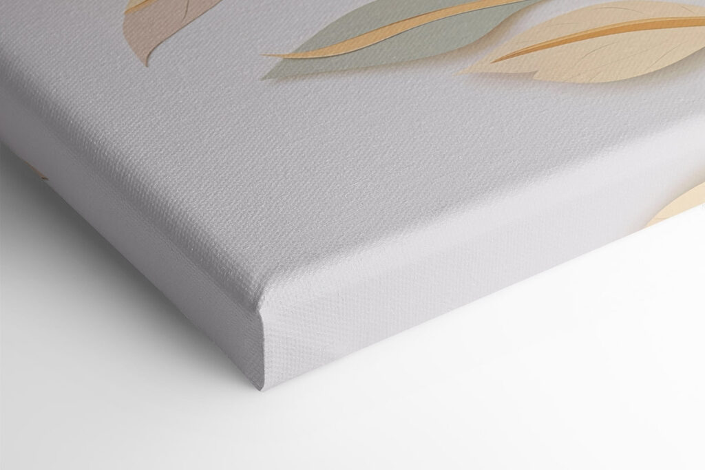 Paper flower with leaves