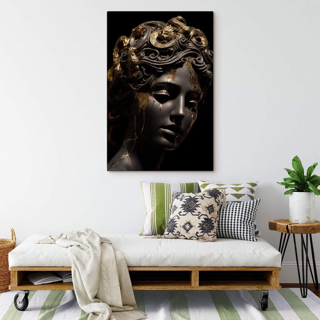 Elegant sculpture with intricate details