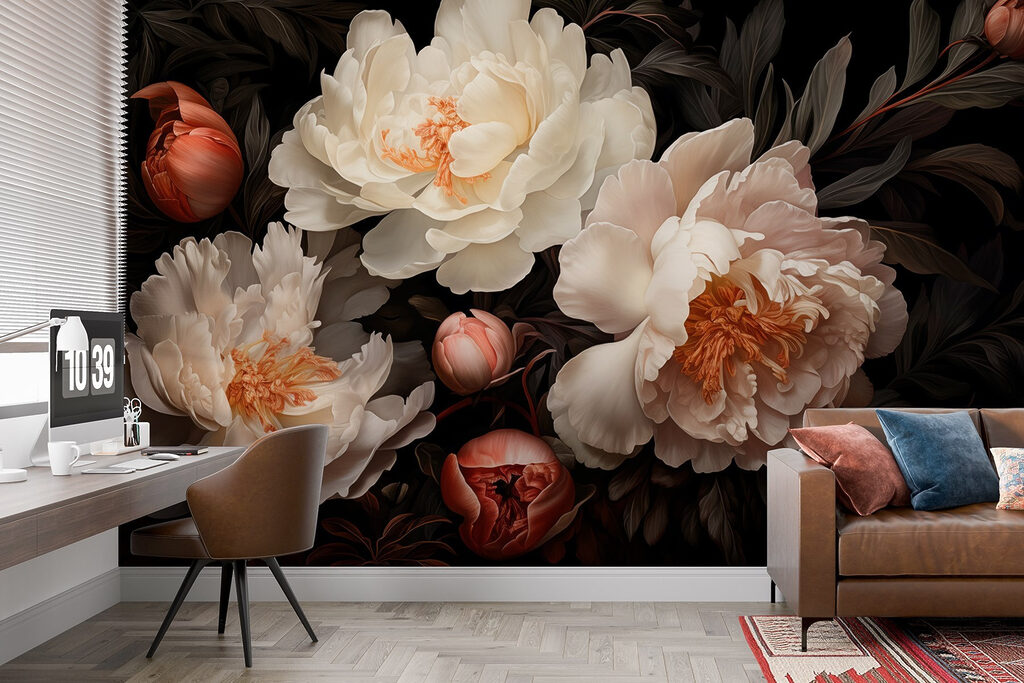 Group of white flowers