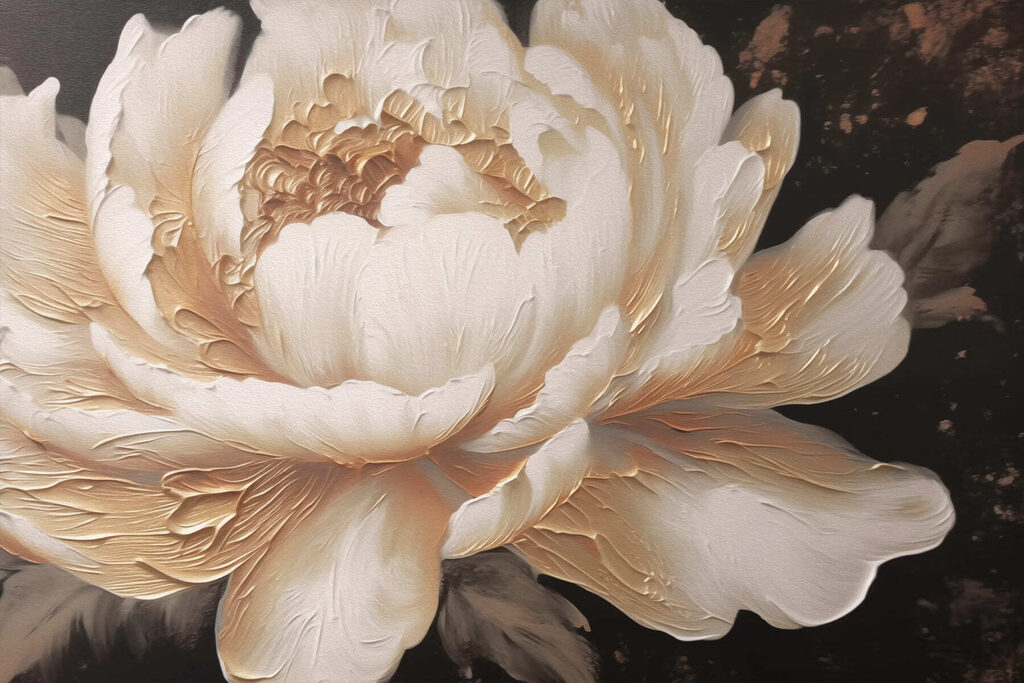 Delicate petals in soft colors