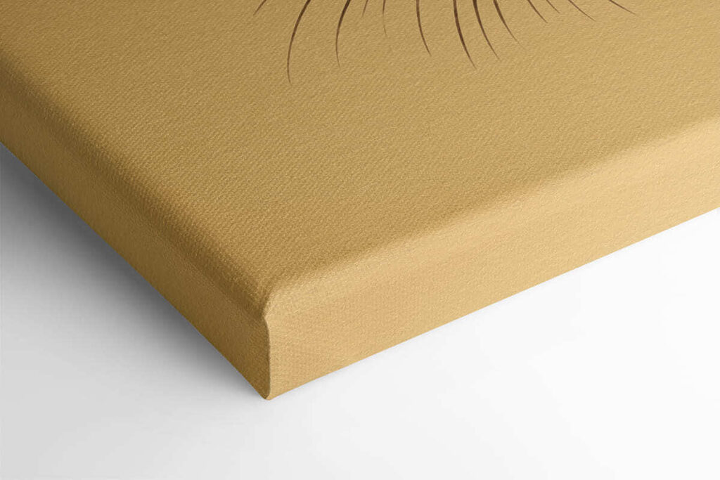 Black panther with yellow eyes