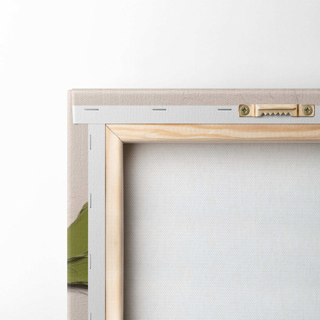 Lemon with leaves painted on it Lemon with leaves painted on it