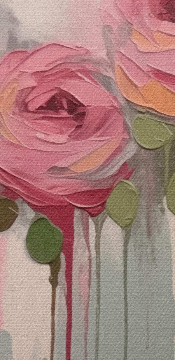 Malba růžových růží Malba růžových růží
