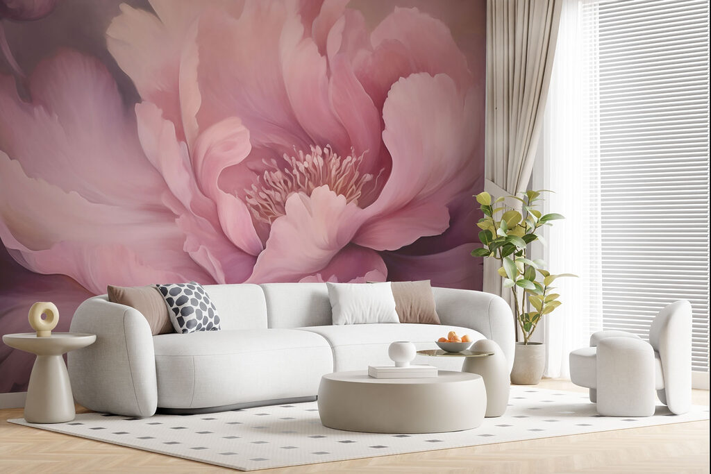 Delicate petals in soft hues