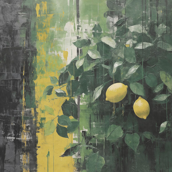 Malování citronů ze stromu Malování citronů ze stromu