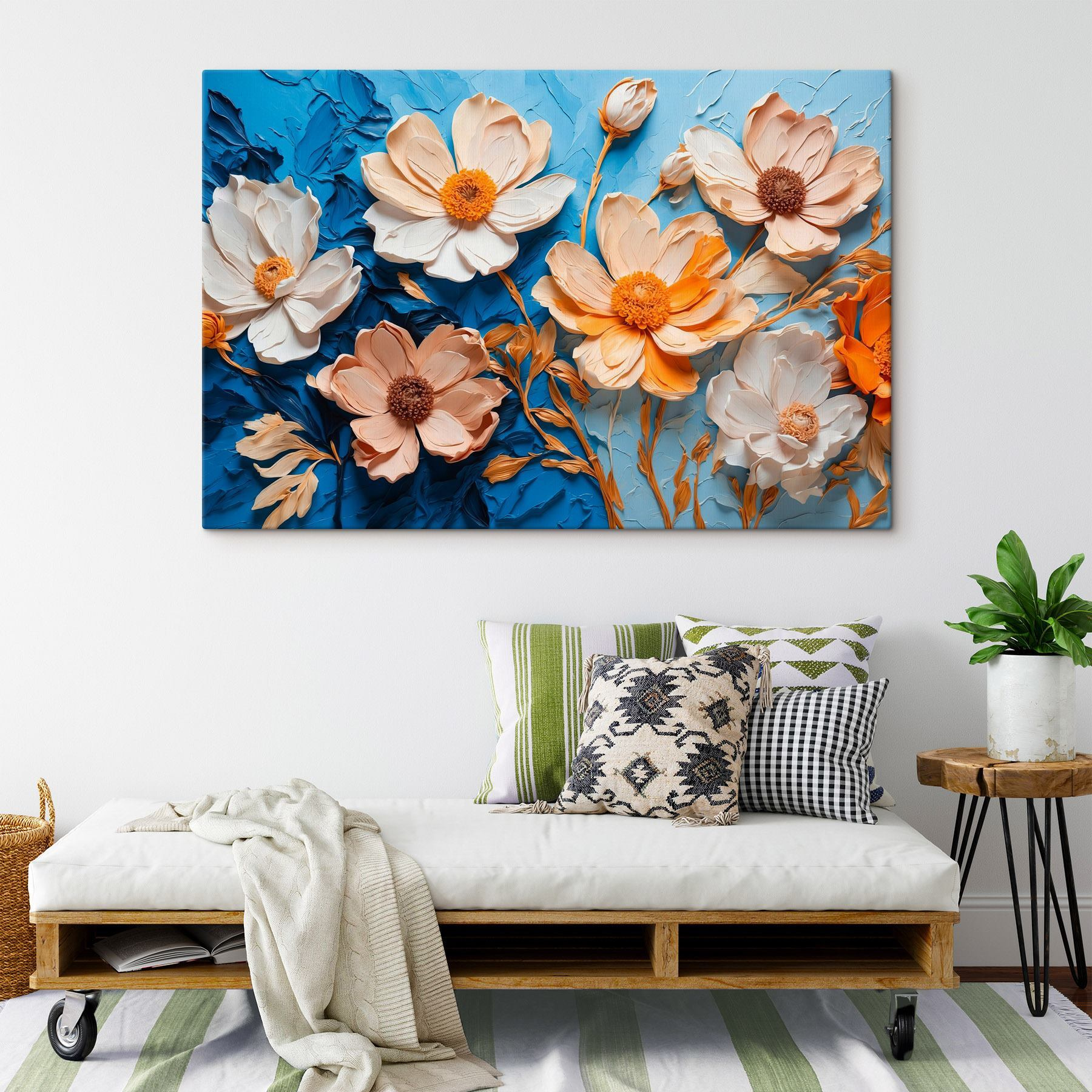 Stunning floral arrangement in vibrant hues