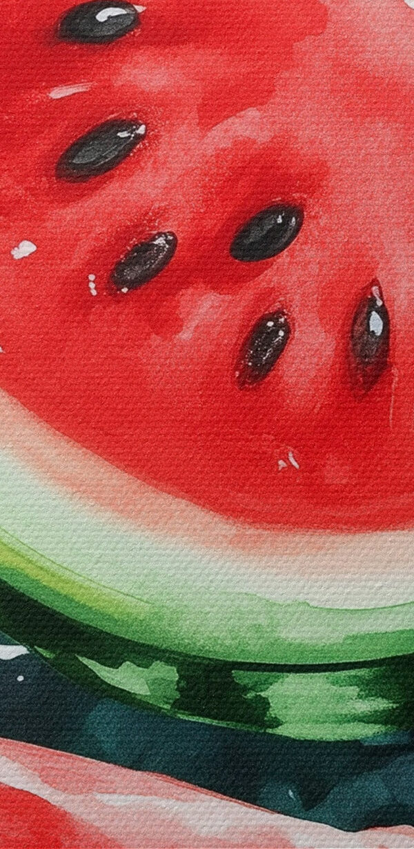 Plátky melounu a kostky ledu na povrchu s43880pzvl 600x1231 - Plátky melounu a kostky ledu na povrchu