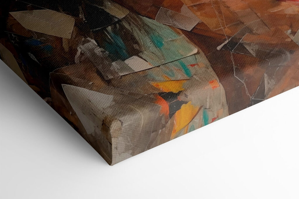 Painting of a woman's face