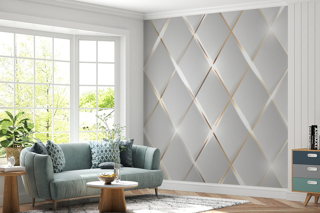 Shimmering light on sleek tiles Shimmering light on sleek tiles