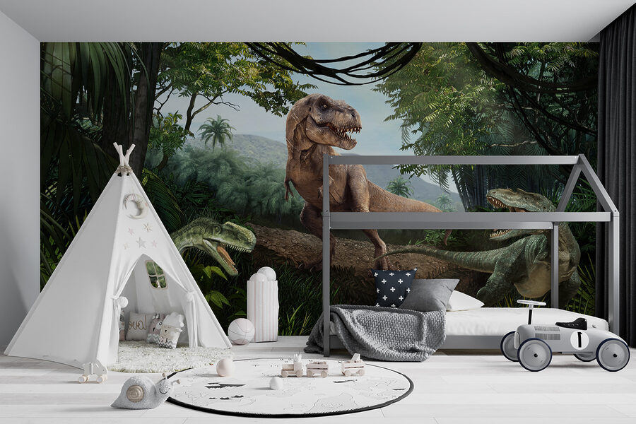Dinosaurus v lese