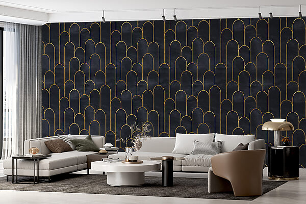 Elegantní oblouky v půlnočním odstínu Elegantní oblouky v půlnočním odstínu