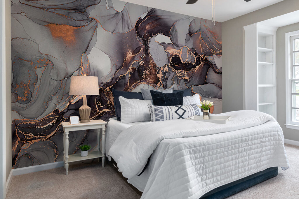 Elegant swirls in muted tones Elegant swirls in muted tones